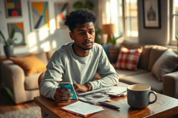 Illustration of cash advances and instant money solutions for emergencies without credit checks.