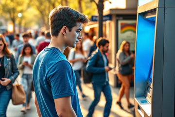 A person using a smartphone to apply for quick credit options.