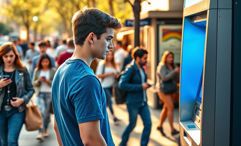 A person using a smartphone to apply for quick credit options.