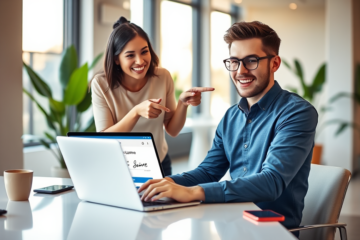 A person using a digital signature to secure immediate funds through an online loan process.