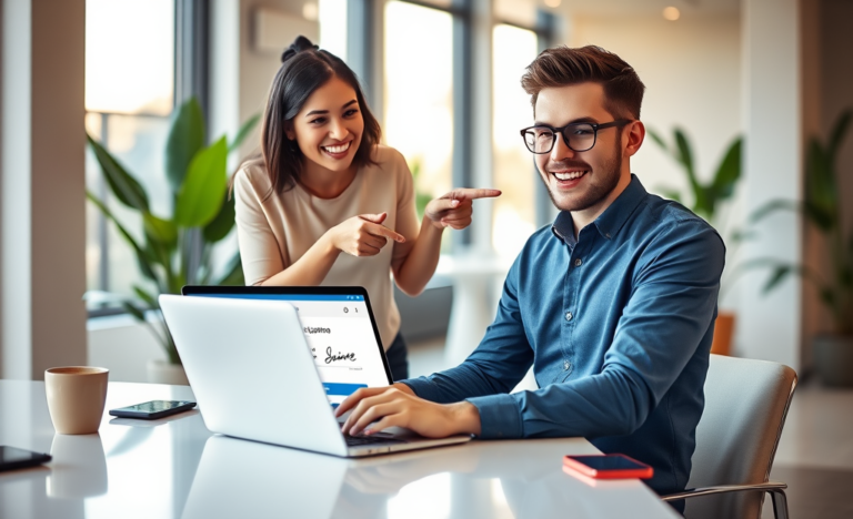 A person using a digital signature to secure immediate funds through an online loan process.