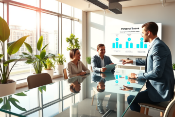 A visual representation of fast and digital personal loan services offered by Macquarie Bank.