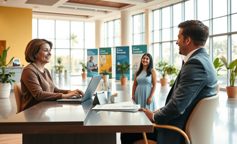 A person reviewing financial options for a personal loan at Suncorp Bank.