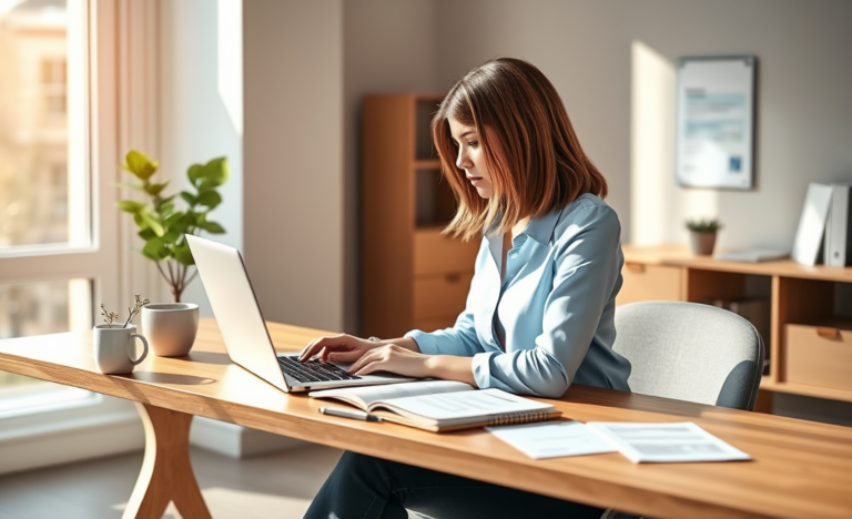 A person filling out an application for an unsecured loan online.