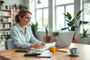 A person accessing online loan services for quick funding