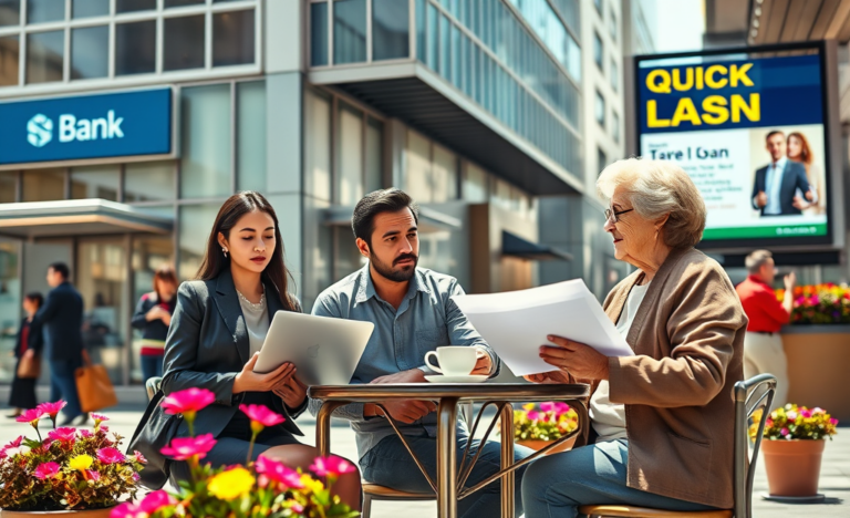 A person considering options for quick loans to address urgent financial problems.
