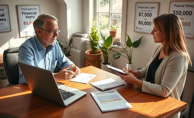 Personal Loan options with personalized financial analysis.