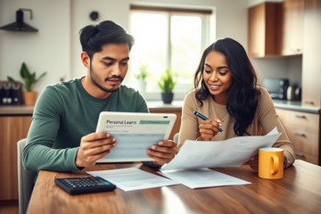 A person considering options for a personal loan up to $50,000.