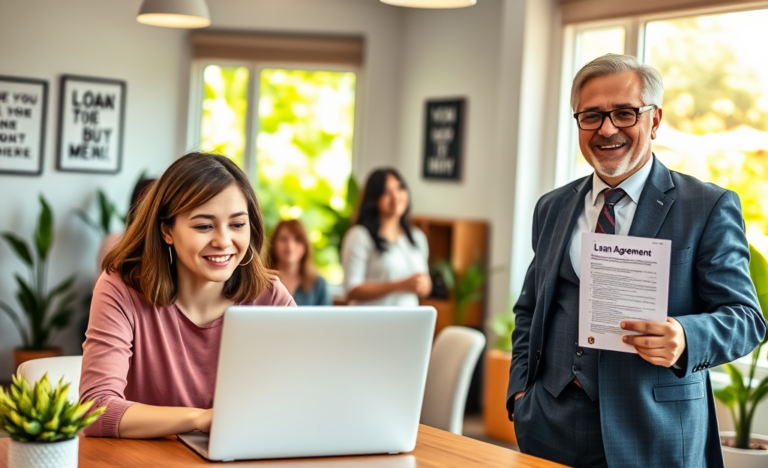 Image illustrating personal loans available with immediate credit.