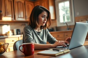 A person reviewing their finances to understand credit qualification for fast loans.