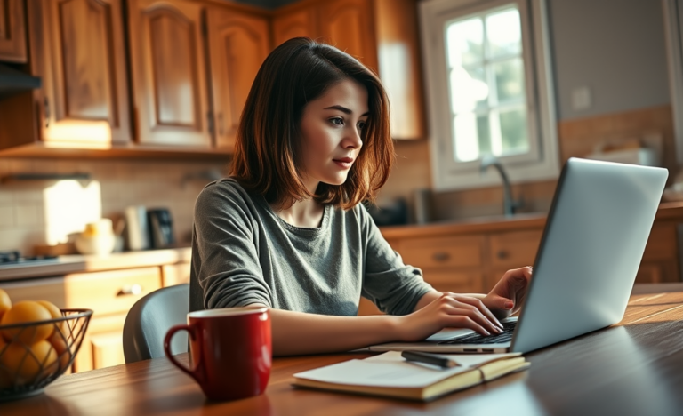 A person reviewing their finances to understand credit qualification for fast loans.